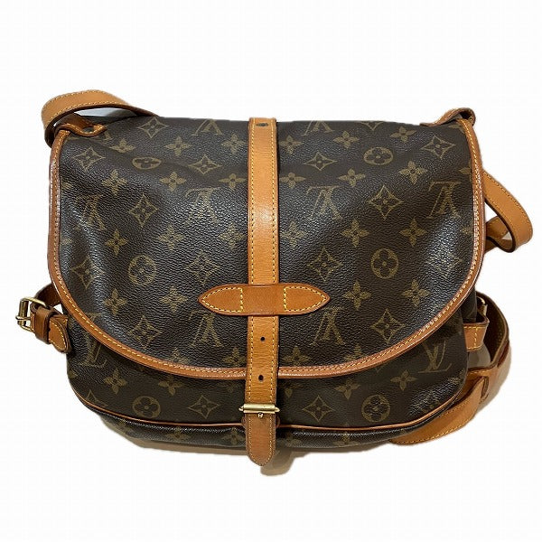 Louis Vuitton Monogram Saumur 30 Shoulder Bag M42256 in Good Condition