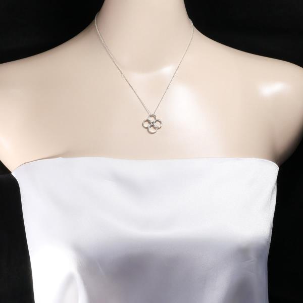 Tiffany & Co Silver Quadrofoglio Necklace in Pristine Condition