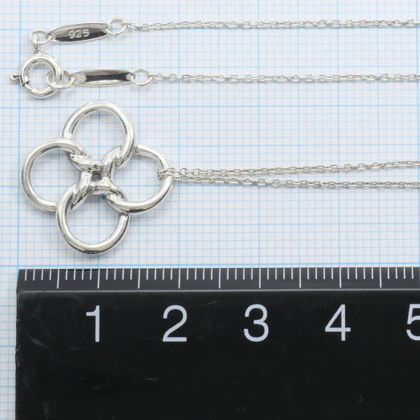 Tiffany & Co Silver Quadrofoglio Necklace in Pristine Condition