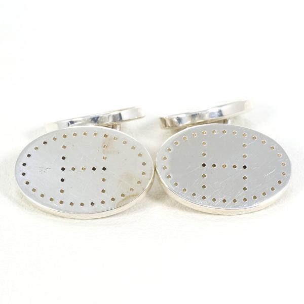 Hermes Silver Evelyne Cufflinks