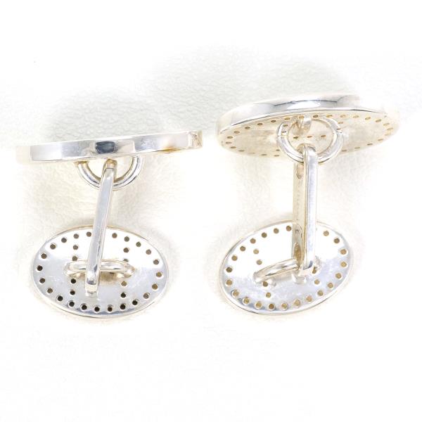 Hermes Silver Evelyne Cufflinks