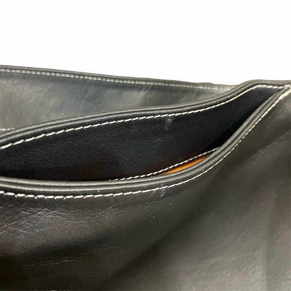 Kitamura Black Leather Tote Shoulder Bag for Women in Good Condition