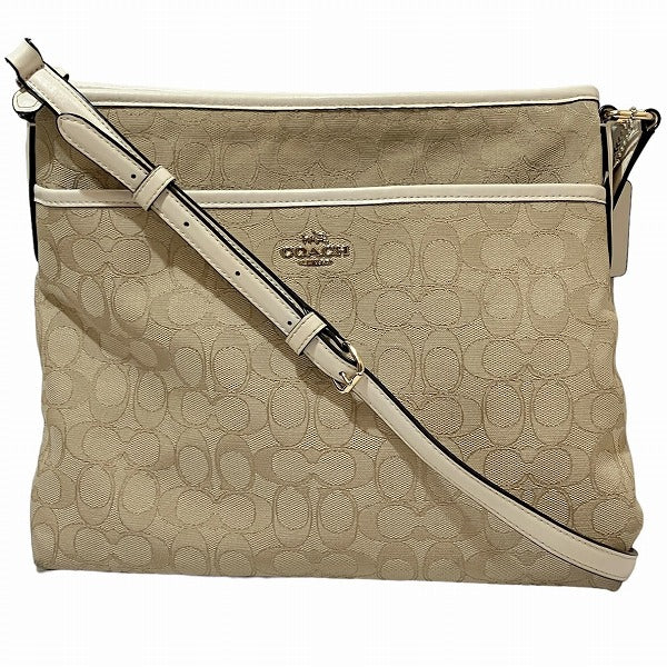 Coach Signature Canvas Leather Shoulder Bag F58285