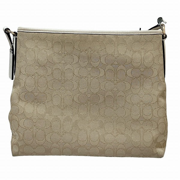 Coach Signature Canvas Leather Shoulder Bag F58285