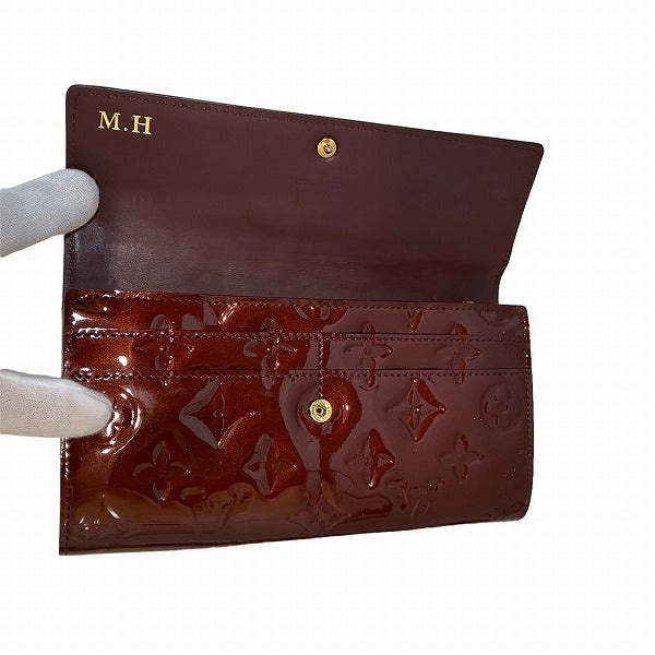 Louis Vuitton Vernis Sarah Long Wallet M93524