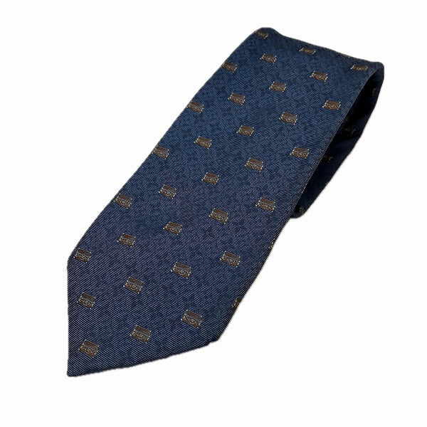 Louis Vuitton Silk Logo Trunk Embroidery Tie M73660