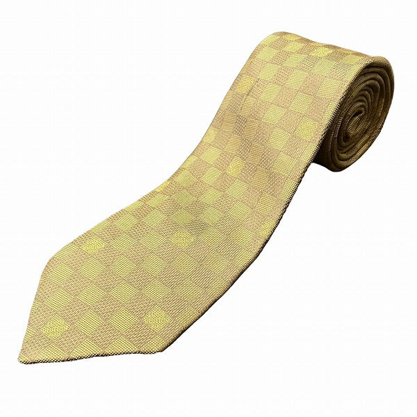 Louis Vuitton Damier Silk Tie