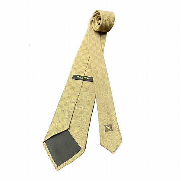 Louis Vuitton Damier Silk Tie