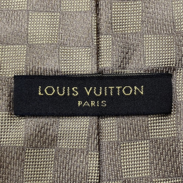 Louis Vuitton Damier Silk Tie