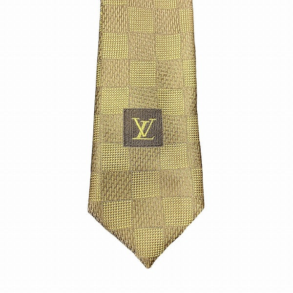 Louis Vuitton Damier Silk Tie