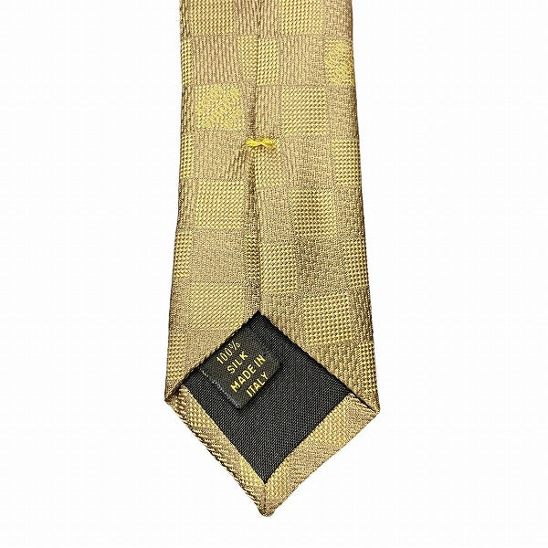 Louis Vuitton Damier Silk Tie