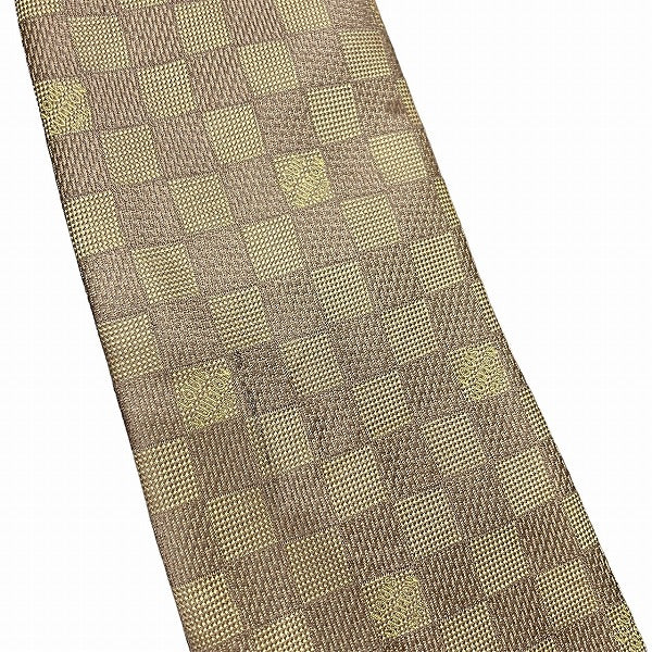 Louis Vuitton Damier Silk Tie