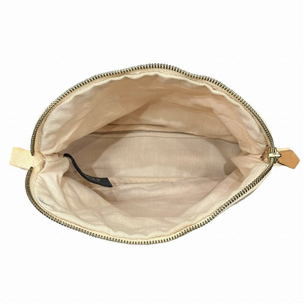 Hermes Bolide Pouch 20 Canvas Cosmetic Bag