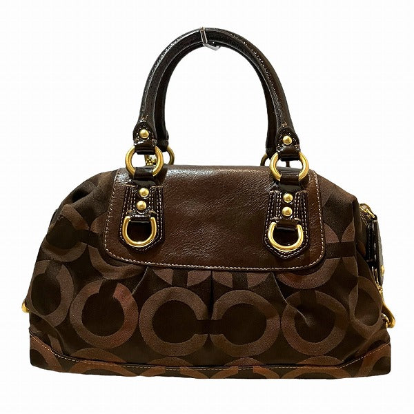 Coach Madison Op Art 2WAY Bag 12947 in Great Condition