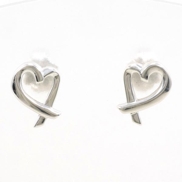 Tiffany Loving Heart Silver Earrings