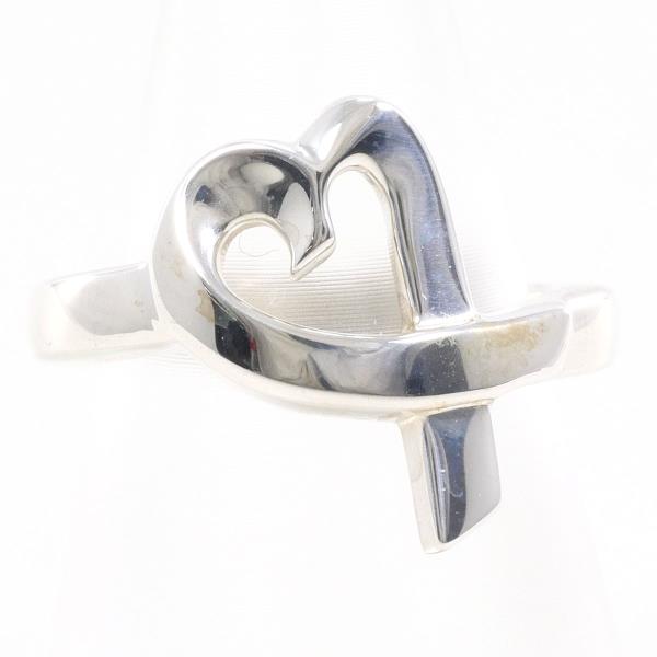 Tiffany Loving Heart Silver Ring 7.5