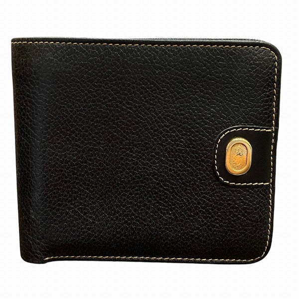 Dunhill Black Leather Bifold Wallet