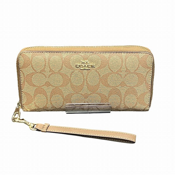 Coach Signature Long Zip Wallet M2154 C4452