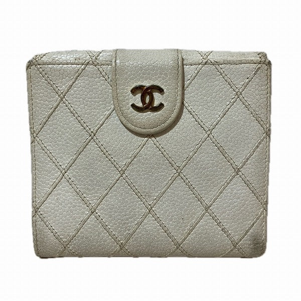 Chanel Caviar Skin Bifold Wallet