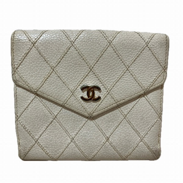 Chanel Caviar Skin Bifold Wallet