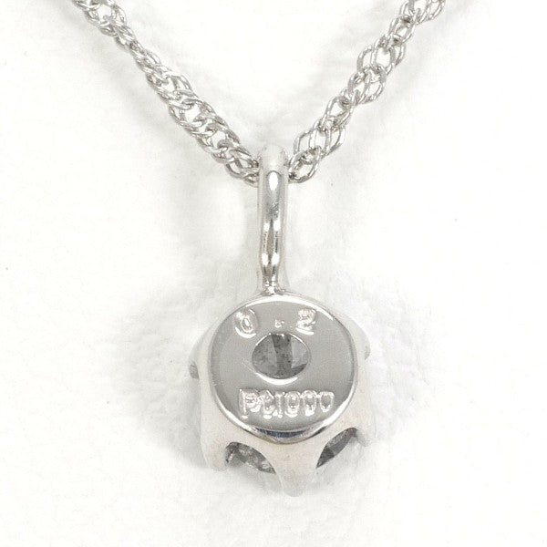 Platinum PT1000 PT850 Diamond Necklace