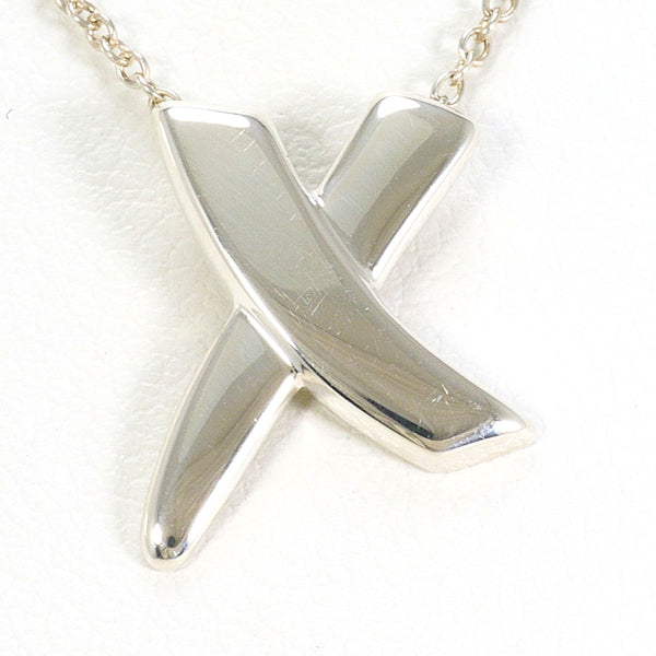 Tiffany & Co. Kiss Silver Necklace