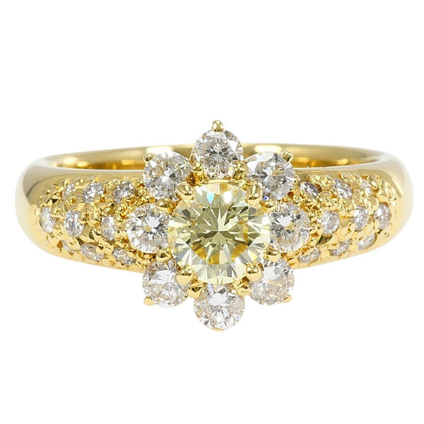 Au750 Gold Diamond Ring