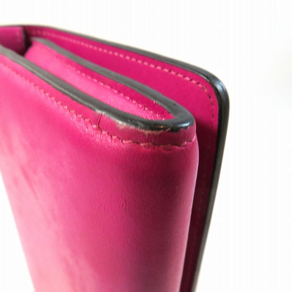 Christian Louboutin Leather Long Wallet 1165076 in Fair Condition