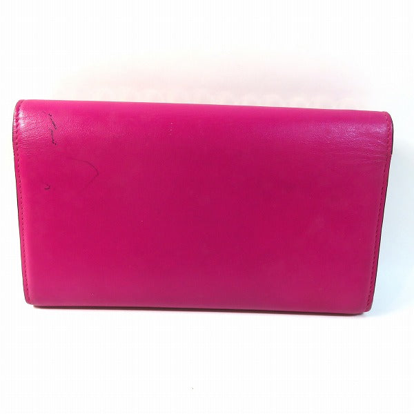 Christian Louboutin Leather Long Wallet 1165076 in Fair Condition