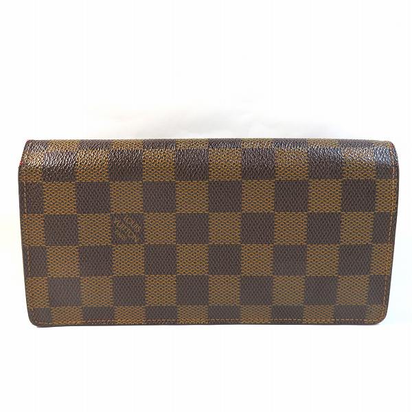 Louis Vuitton Damier Portefeuille Brazza Long Wallet N60017 in Good Condition