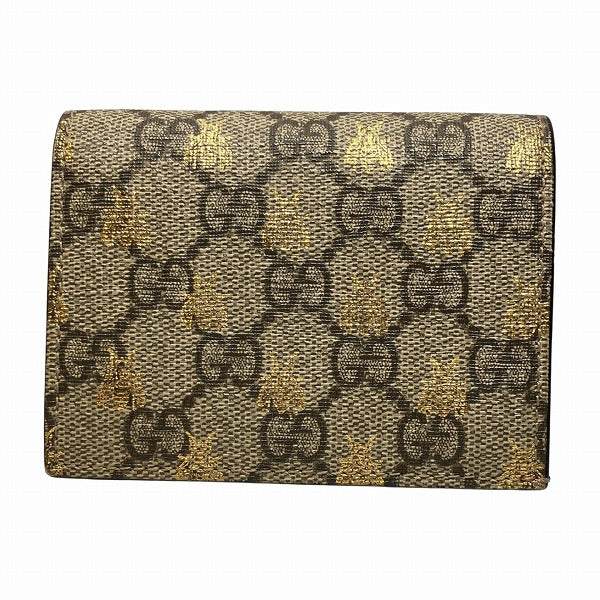 Gucci GG Supreme Bee Compact Wallet 508757