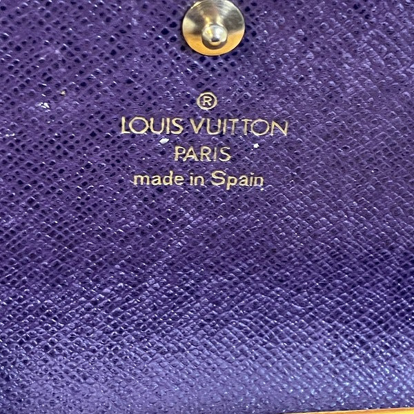 Louis Vuitton Epi Leather Portefeuille International Wallet M63389 in Fair Condition