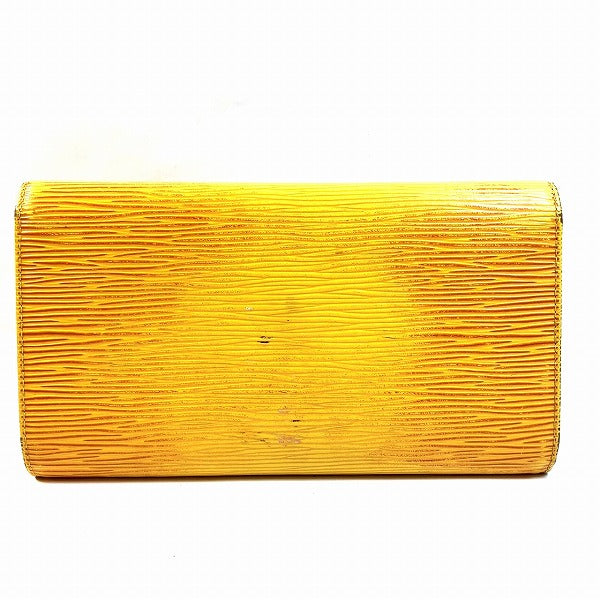 Louis Vuitton Epi Leather Portefeuille International Wallet M63389 in Fair Condition