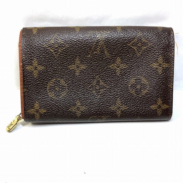 Louis Vuitton Monogram Portomone Bietresor Wallet M61730 in Fair Condition