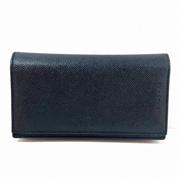 Bvlgari Leather Bifold Wallet 25752 in Good Condition