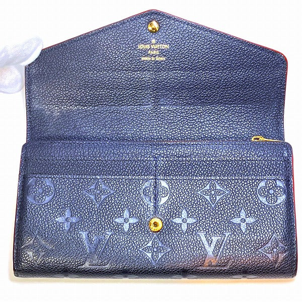 Louis Vuitton Monogram Empreinte Leather Long Wallet M62125 in Great Condition