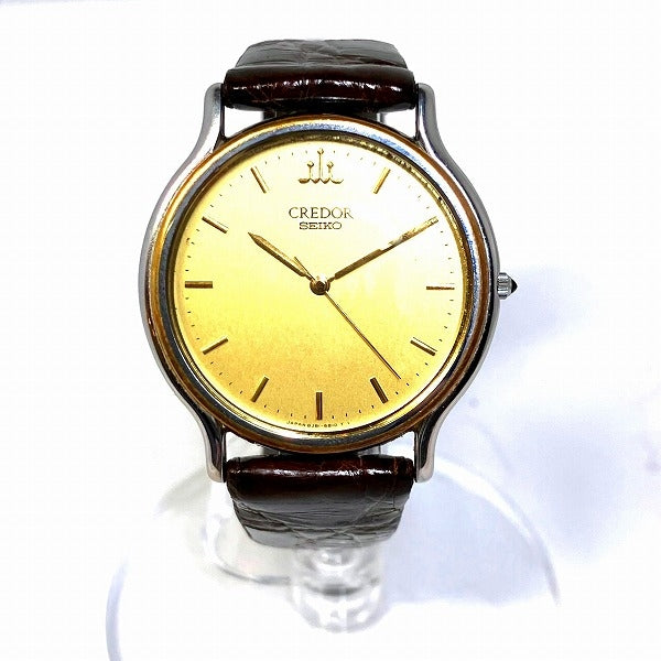 Seiko Credor 8J81-6B00 Quartz Watch for Men in Good Condition