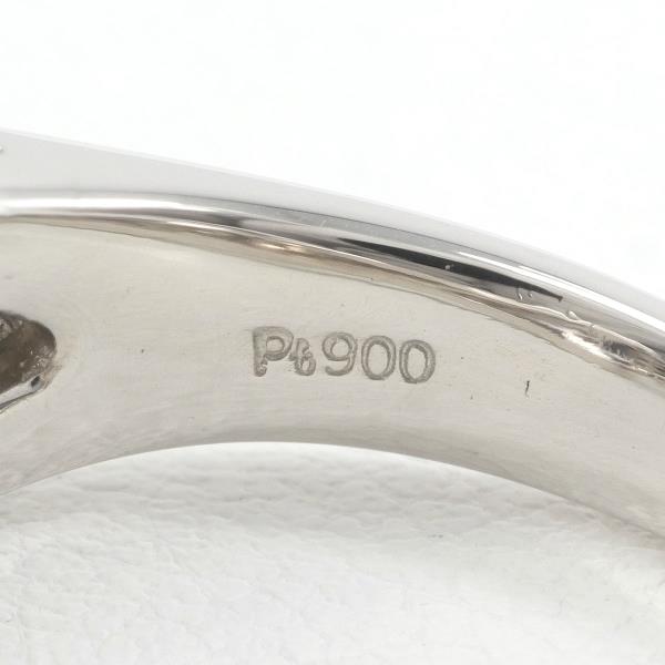 PT900 Platinum Diamond Ring 15号 in Excellent Condition