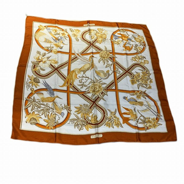 Hermes Silk Scarf CARAIBES 90cm