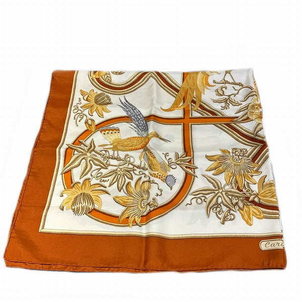 Hermes Silk 100% Scarf CARAIBES 90cm in Good Condition