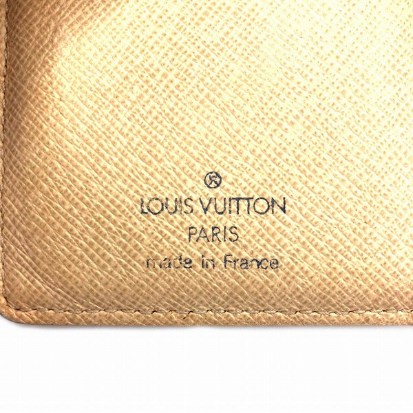 Louis Vuitton Damier Azur Viennois Wallet N61676 in Fair Condition