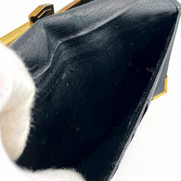 Yves Saint Laurent Black Leather Wallet