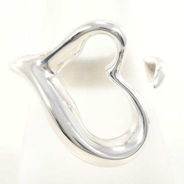 Tiffany Open Heart Silver Ring 10