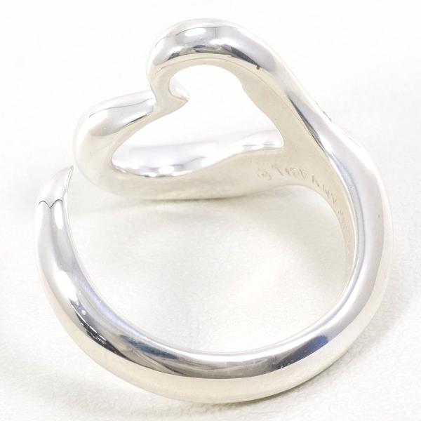 Tiffany Open Heart Silver Ring 10