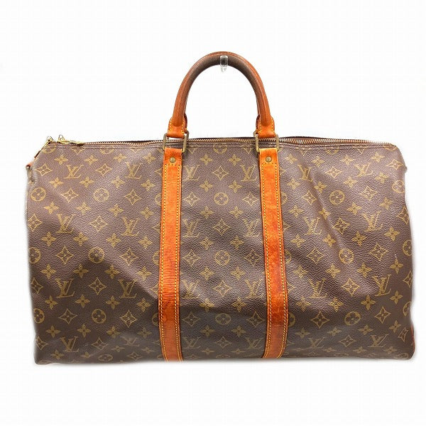 Louis Vuitton Monogram Keepall Bandouliere 50 Bag M41416 in Fair Condition