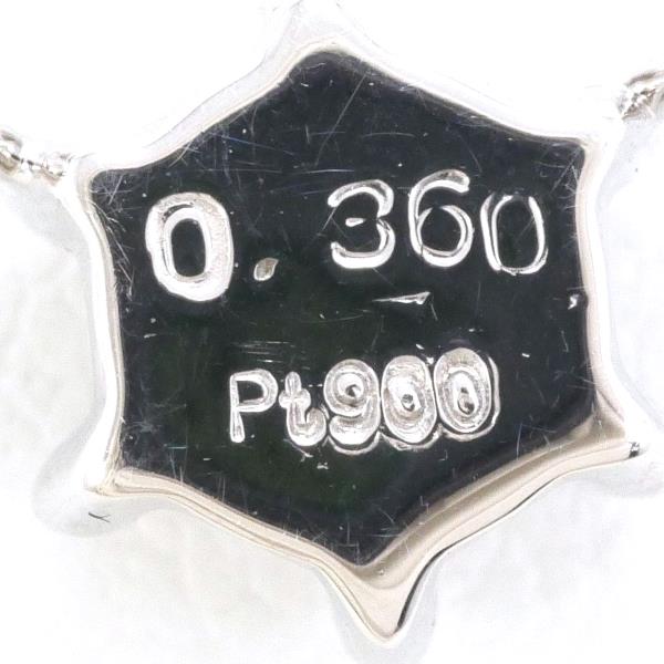 PT900 Platinum PT850 Diamond Necklace 0.360 SI2