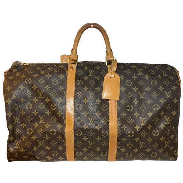 Louis Vuitton Keepall Bandouliere Monogram Boston Bag
