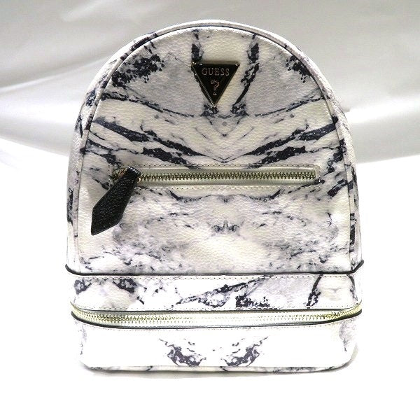 Guess Mini Backpack PVC Shoulder Bag for Women in Good Condition