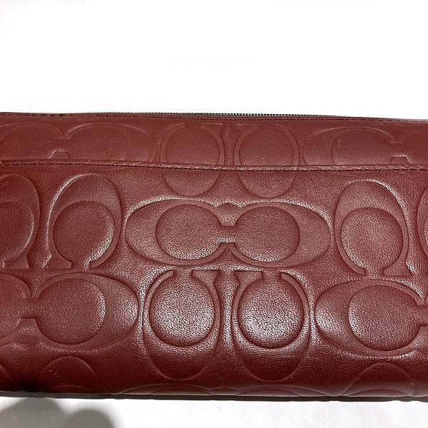 Coach Leather Bifold Wallet CE551 in Good Condition