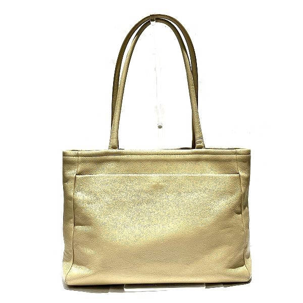 Nina Ricci Beige Leather Tote Bag